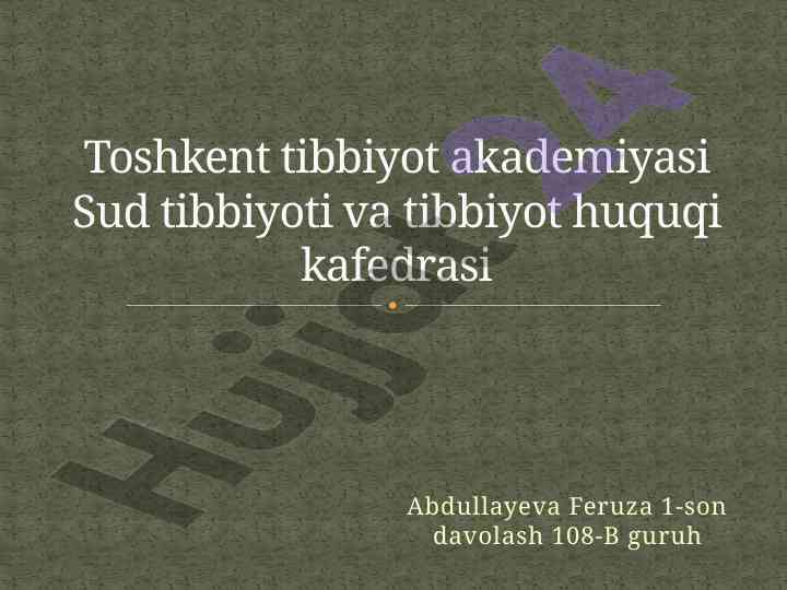 Hayot oliy qadriyat sifatida: falsafa va maqsadlar