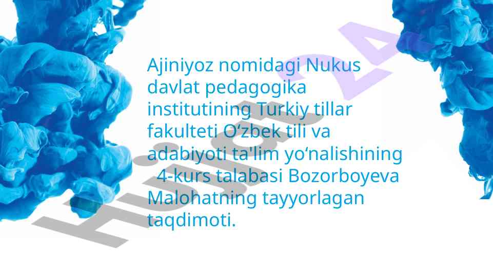Rauf parfi hayoti va ijodi taqdimoti