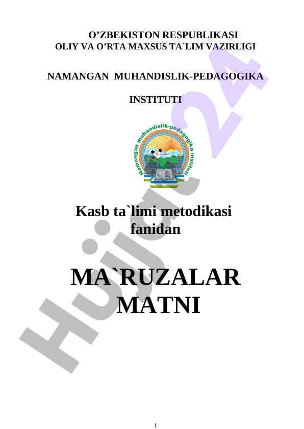 Qishloq Xo’jaligini Mexanizatsiyalashtirish Kurslari