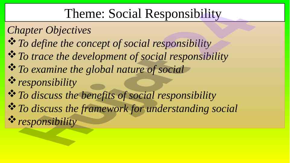 Understanding social responsibility frameworks and benefits