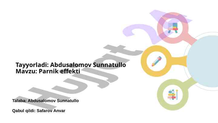 Issiqxona effektining sabablari va ta'siri