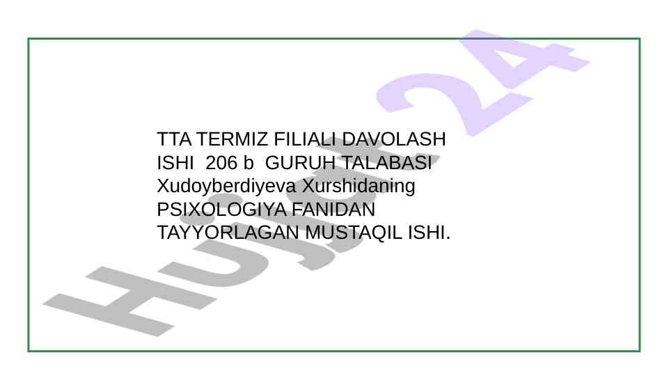 Psixologiya va pedagogika muammolari tahlili
