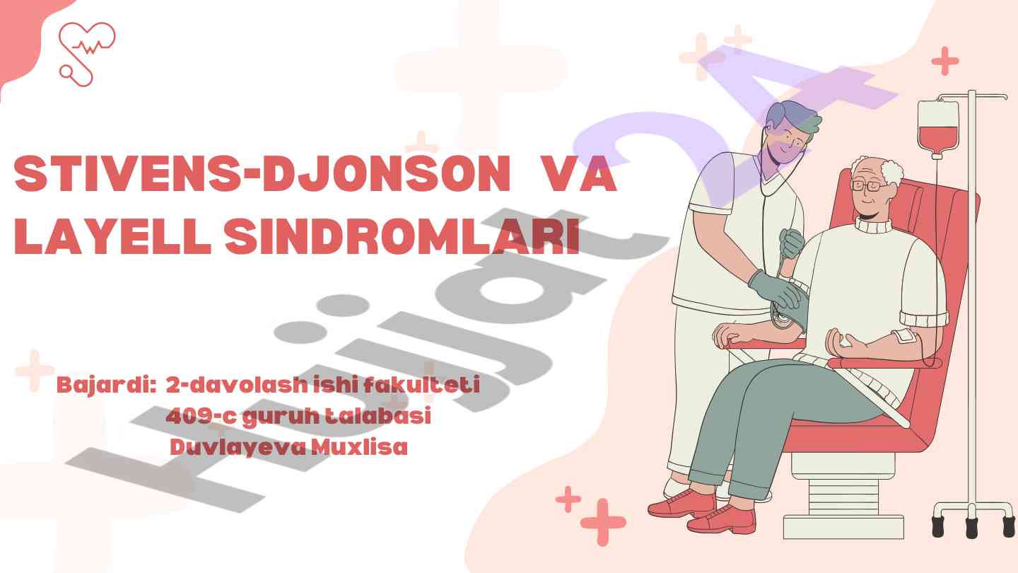Stivens-jonson va layell sindromlari tahlili