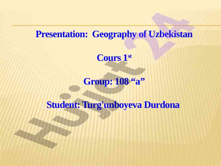 Geography of uzbekistan overview and key features