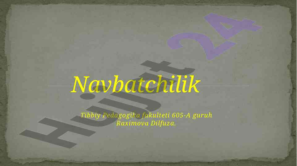 Bemorning asosiy shikoyatlari va anamnesis