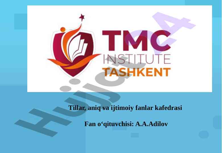 Sanoq sistemalariga oid dars ishlanmasi
