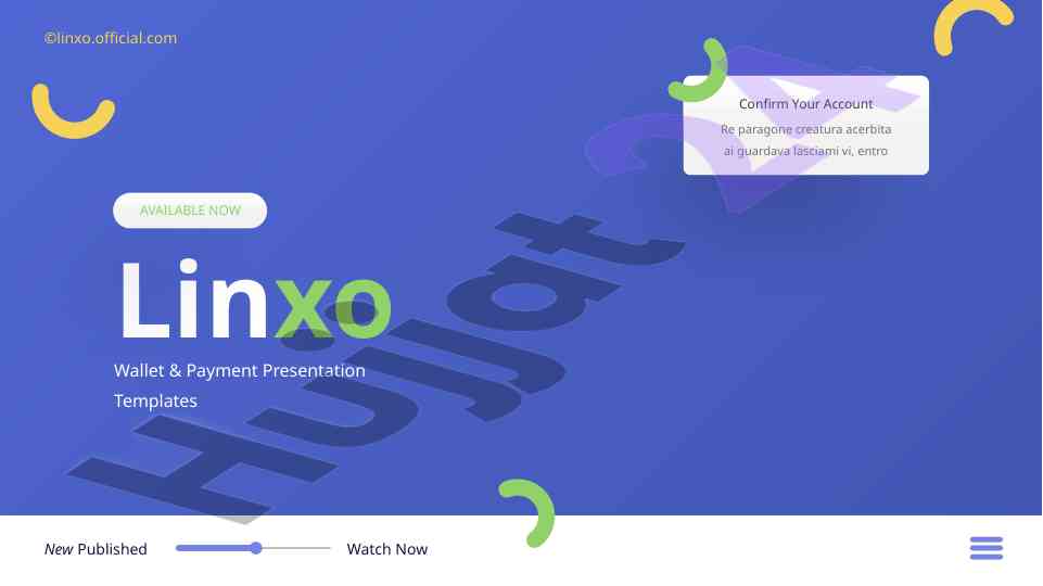 New digital wallet & payment presentation templates