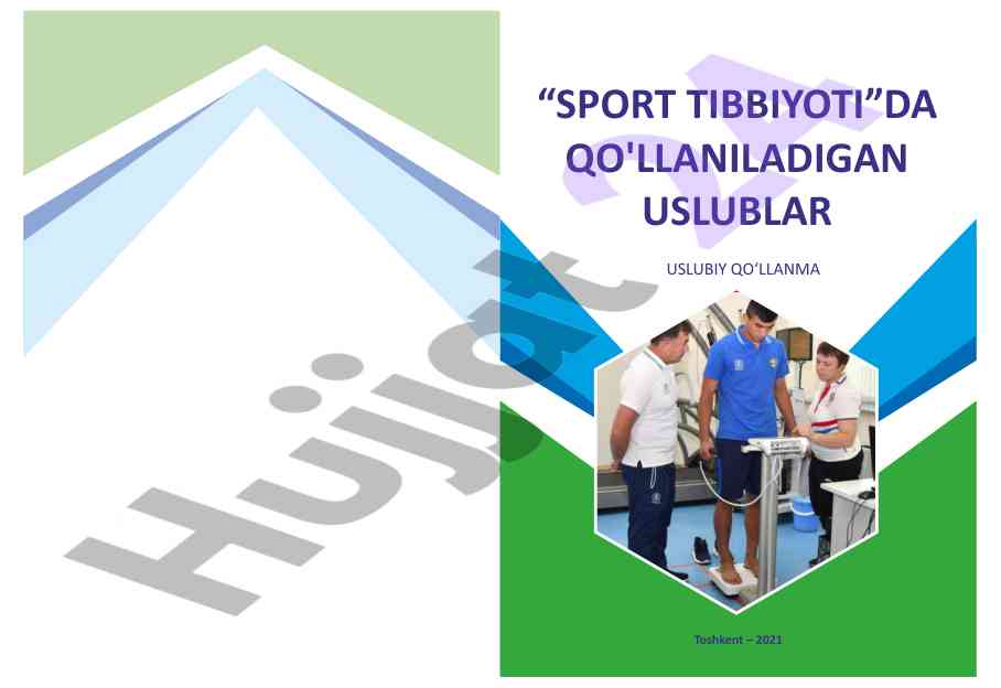Sport tibbiyoti uslublari uslubiy qo‘llanma