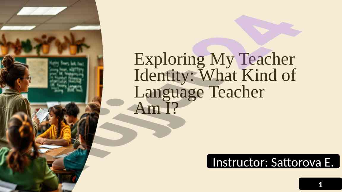 Exploring teacher identity in language education