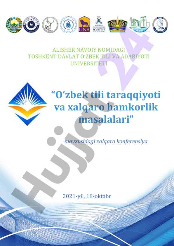 O‘zbek tili taraqqiyoti va xalqaro hamkorlik masalalari