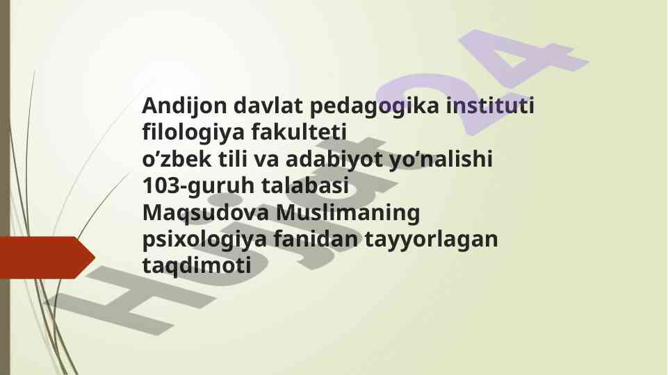 Kichik maktab yoshi davrida psixik rivojlanish