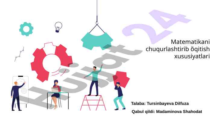 Matematikani chuqrulash o‘qitish usullari