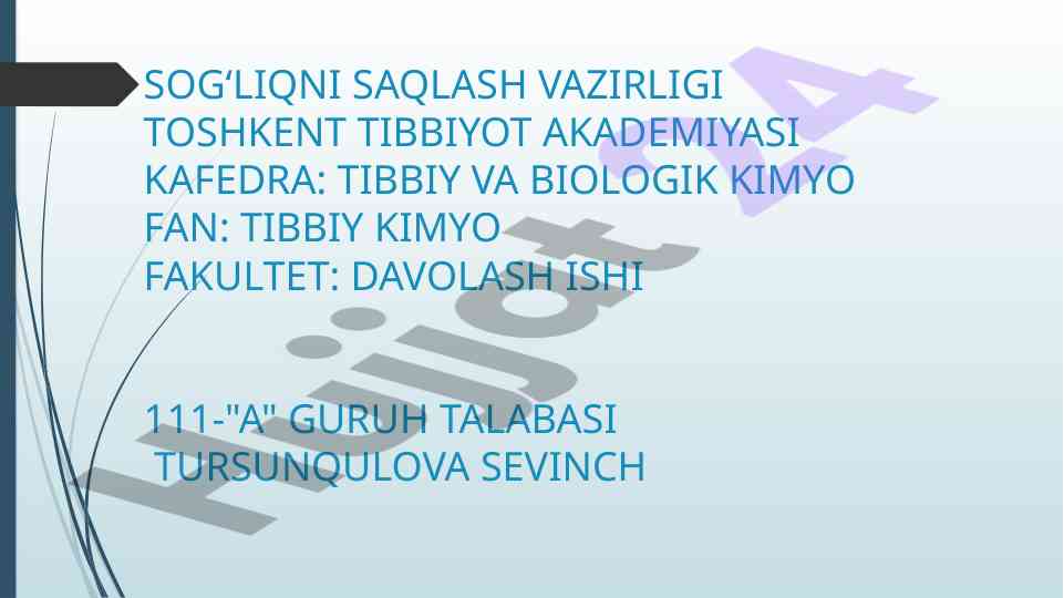 Kompleks birikmalarni o'rganish asoslari