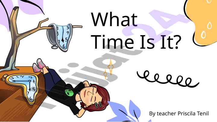 Understanding time units in daily life