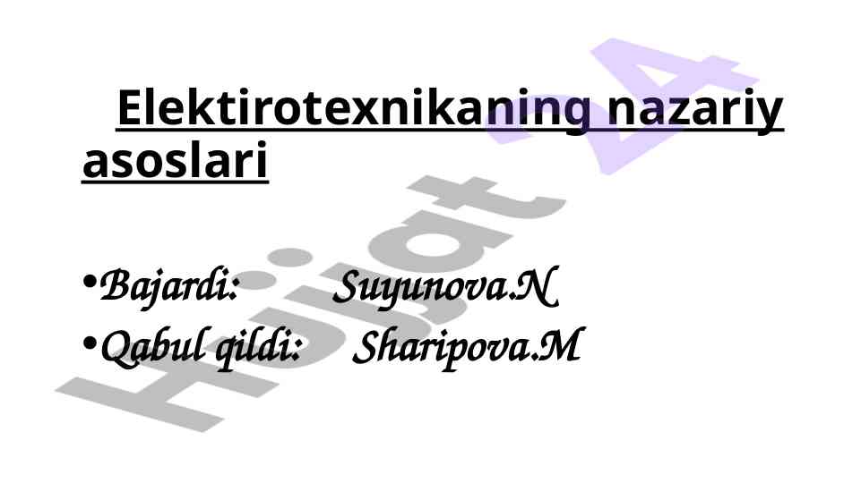 Sinusoidal eyuk ni hisoblash nazariy asoslari