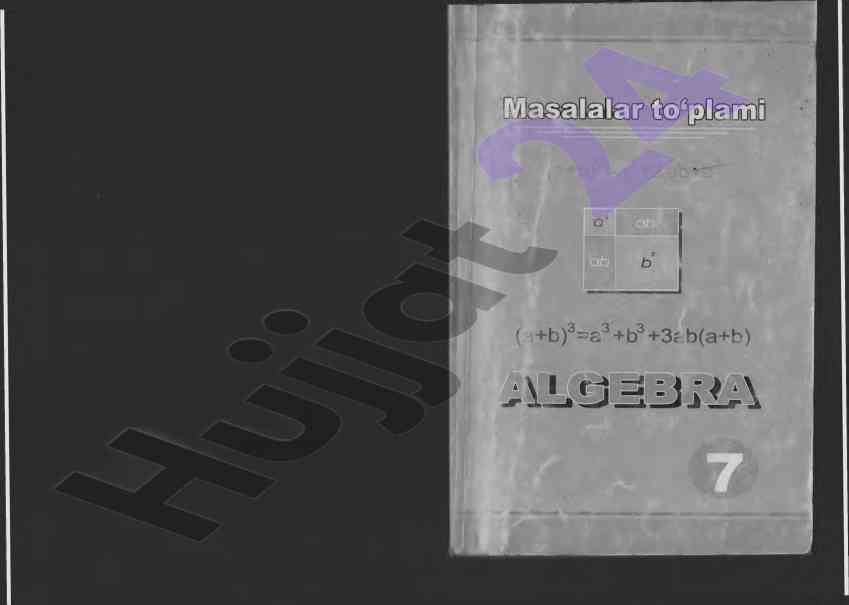 Algebradan masalalar totlami 7-sinf 3-nashri