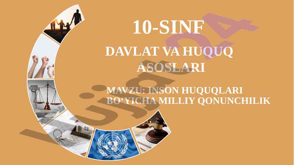 Inson huquqlari bo'yicha milliy qonunchilik