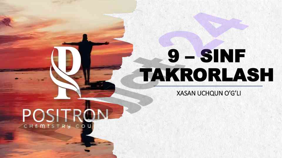 Sinf takrorlash va moddalarning ranglari