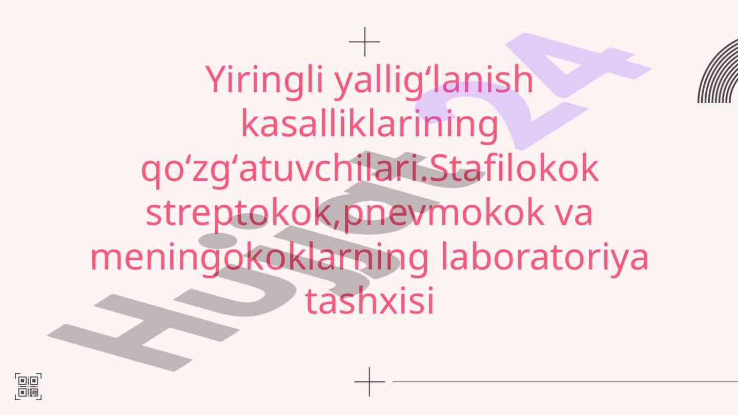 Yiringli yalligʻlanish kasalliklari tashxisi va profilaktikasi