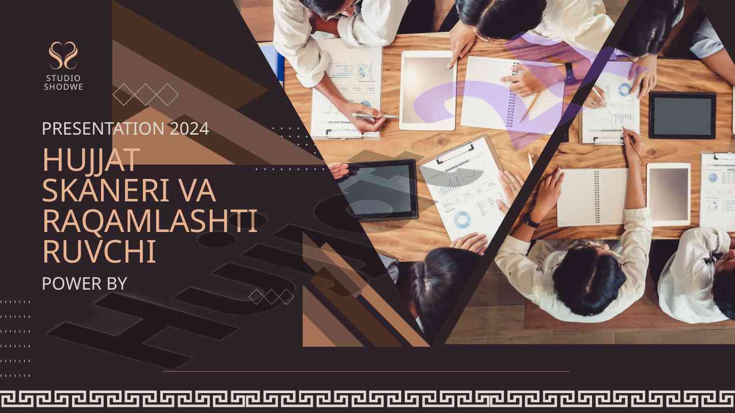 Hujjat skaneri va raqamlashtirish dasturi 2024