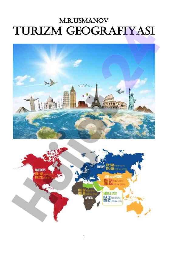 Turizm geografiyasi o‘quv qo‘llanma