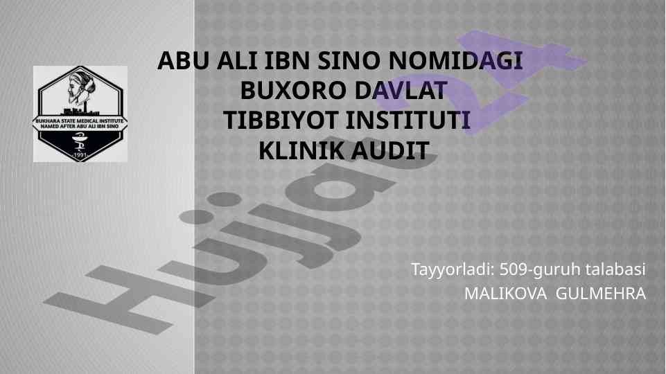 Bemorning bel umurtqalari osteoxondrozi tahlili