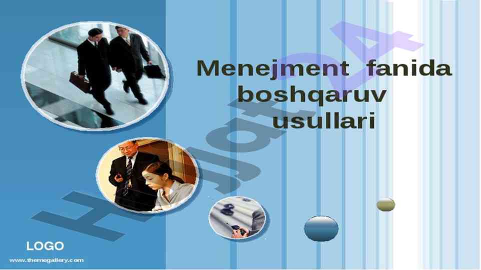 Iqtisodiy boshqaruv usullari va bozor iqtisodiyoti