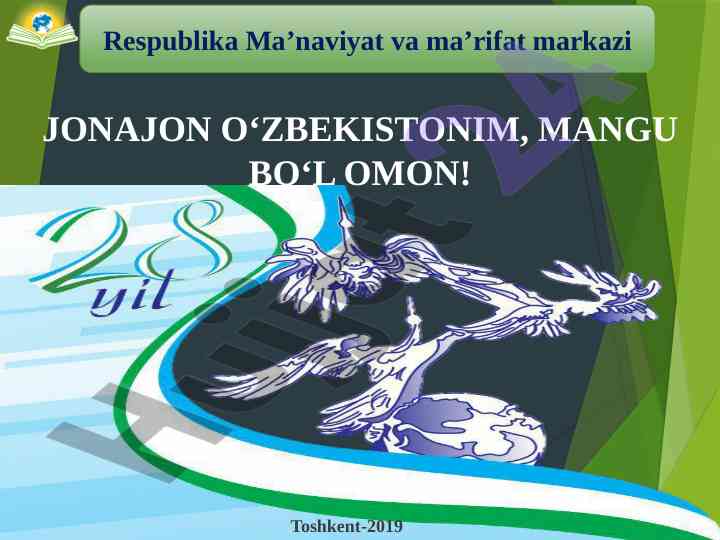 O‘zbekiston mustaqillik bayrami: tarixi va ma’nosi