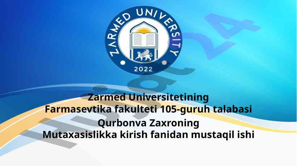 Xorijiy mamlakatlarda dorixonalar turlari va faoliyati