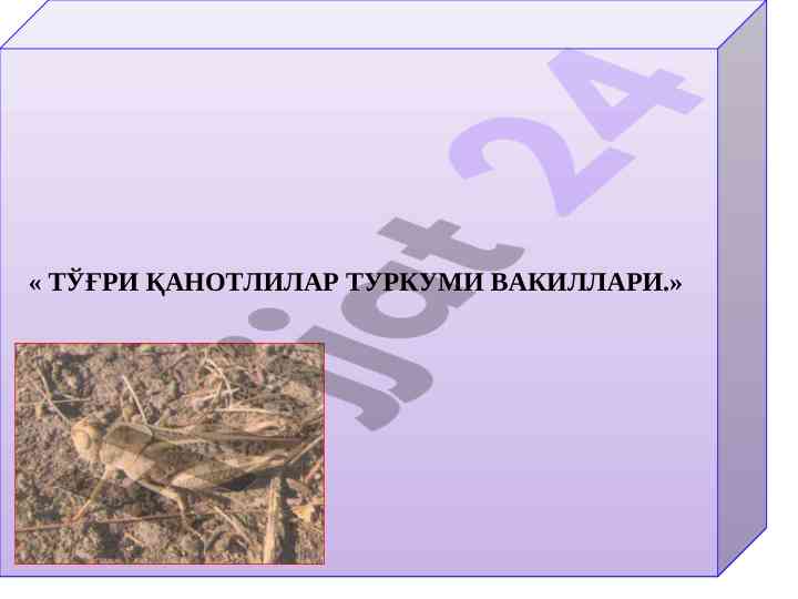 Qishloq xo'jaligi ekinlarida zararli organizmga qarshi kurash