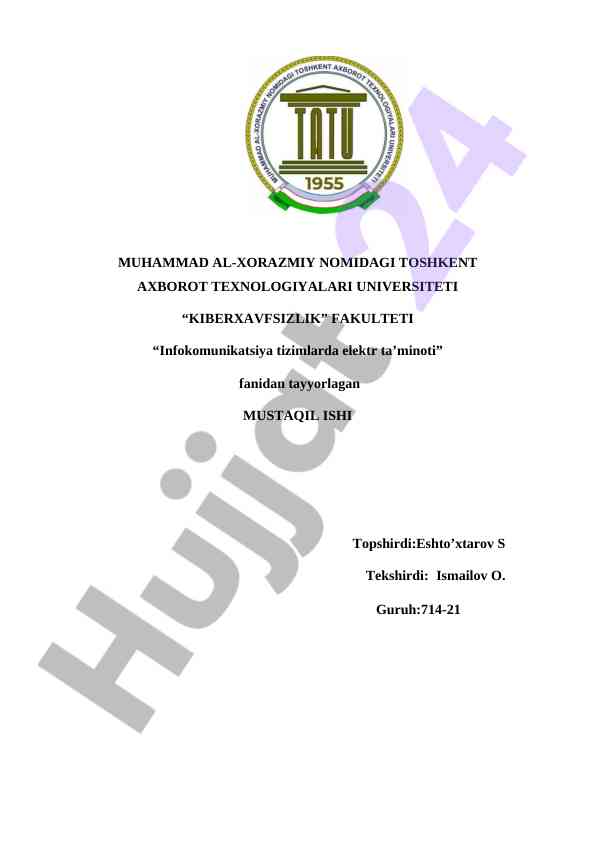 Transformatorlar haqida elektr ta'minoti tizimi