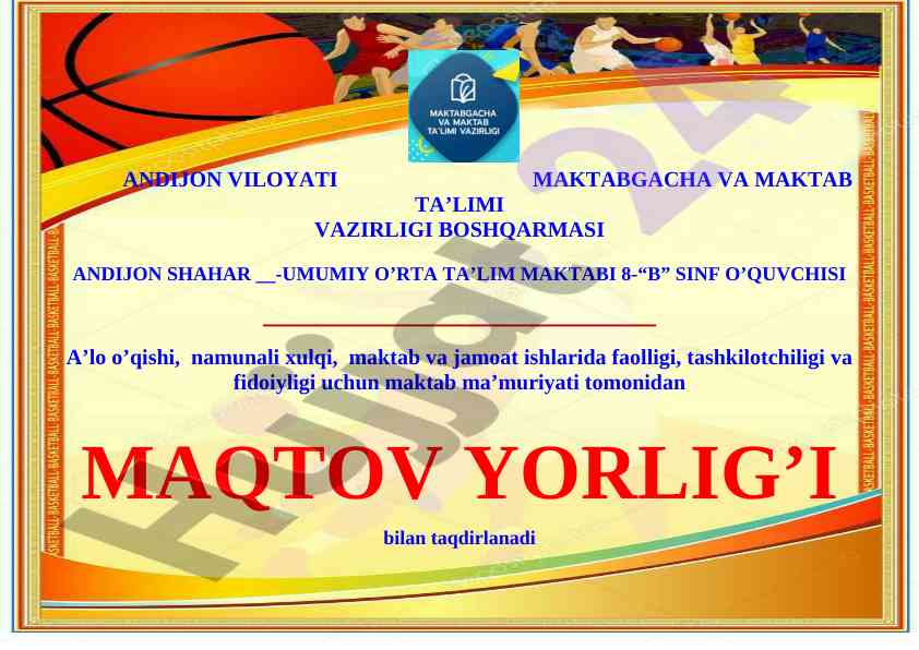 Faxriy yorliq