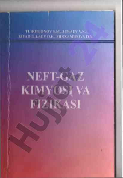 Neft-gaz kimyosi va fizikasi darslik
