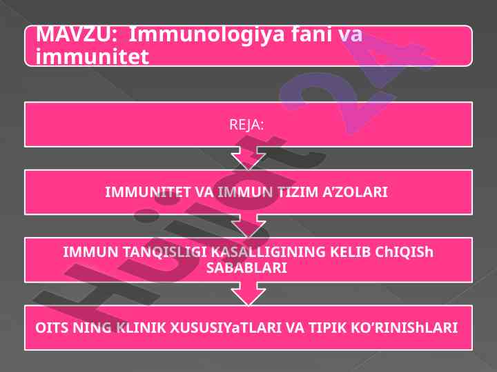 Immunologik tolerantlilik va immunitet mexanizmlari