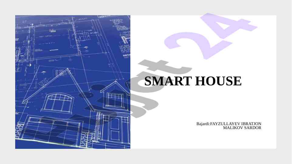 Smart uy loyihalarida masofaviy boshqarish tizimi