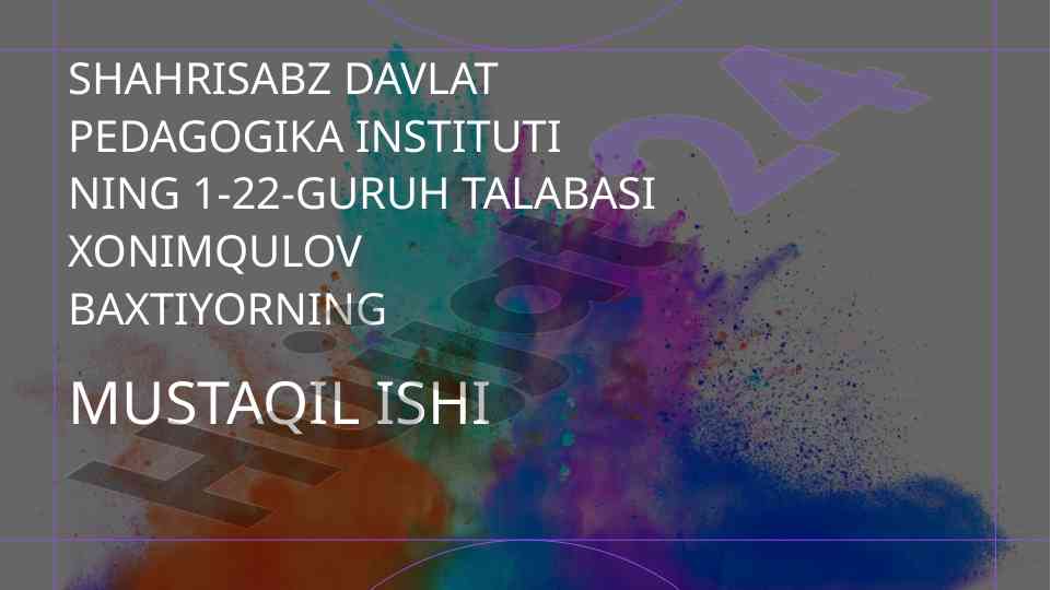 To`g`ri chiziqlar dastasi tahlili