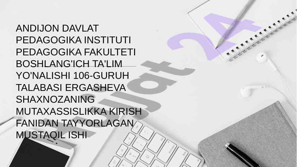 Grammatik tushunchalarni shakllantirish metodikasi