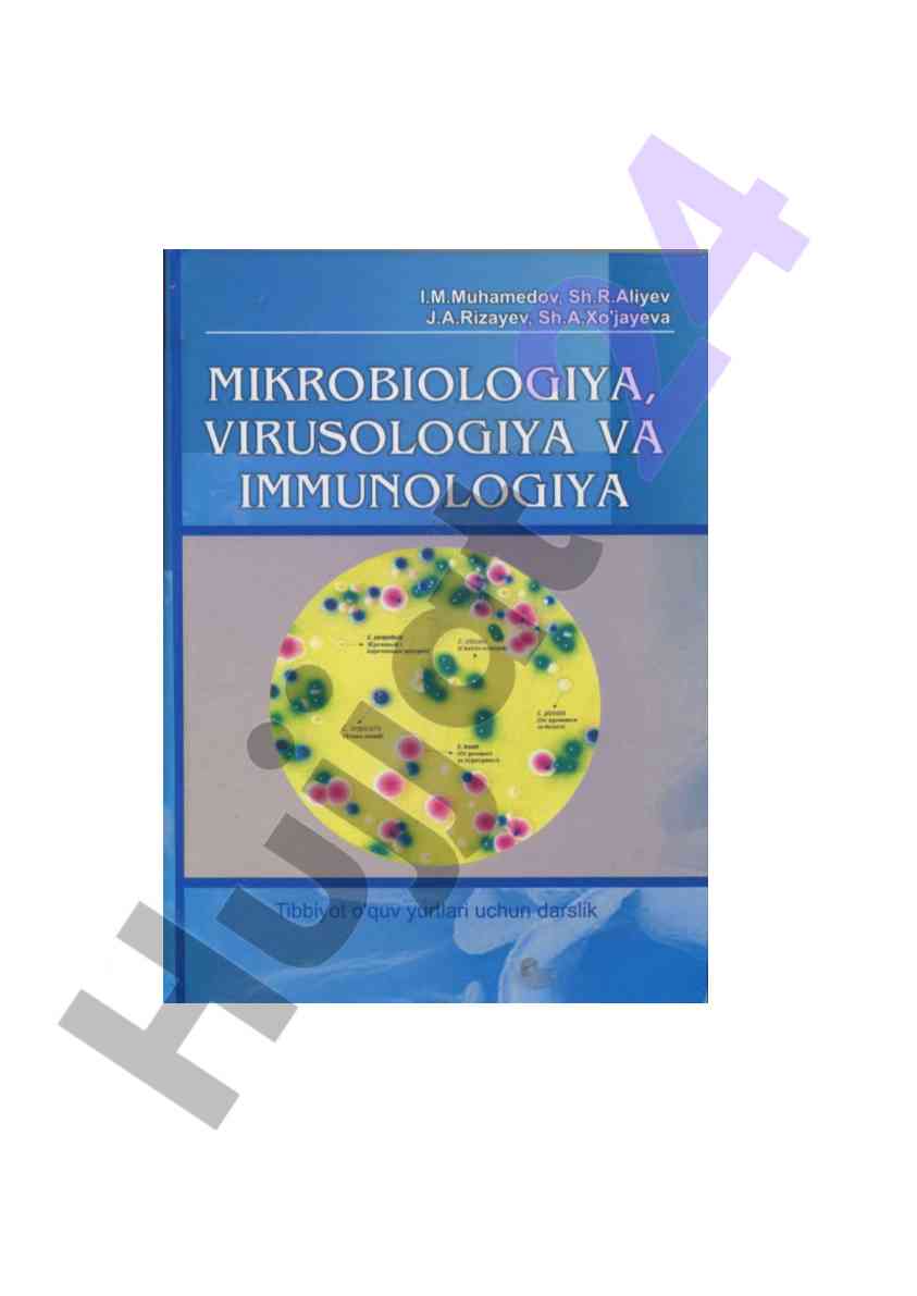 Mikrobiologiya va virusologiya o‘quv qo‘llanmasi