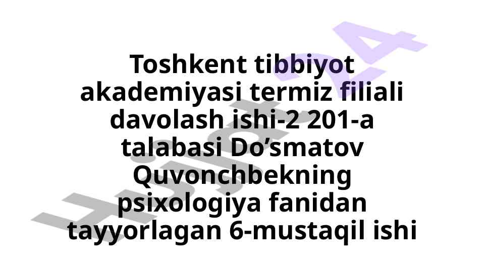 Geshtaltpsixologiya va psixologiyani tavsifi