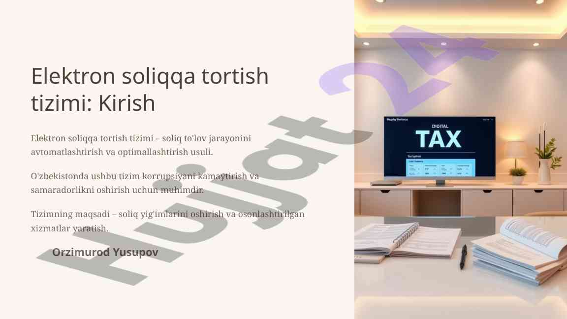 Elektron soliqqa tortish tizimi: afzalliklar va kamchiliklar