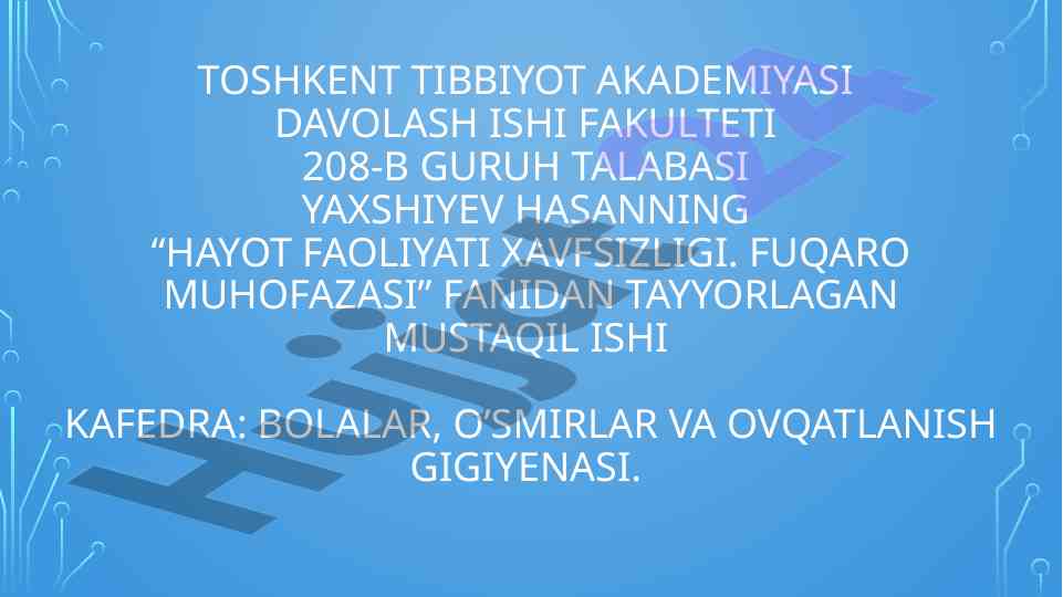 Favqulodda vaziyatlarda aholini evakuatsiya qilish