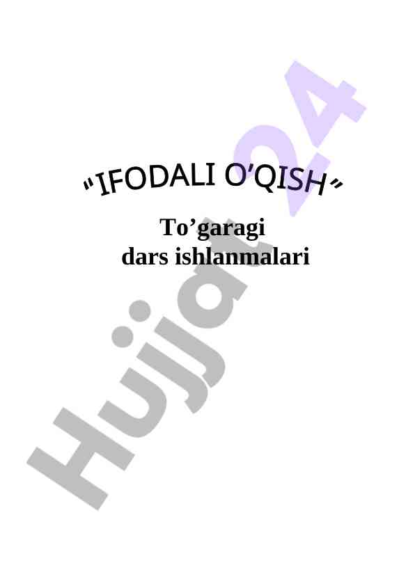Vatan mavzusida dars ishlanmalari va maqsadlari
