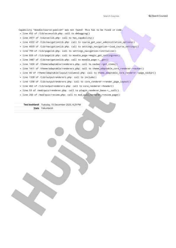 Moodle course capability access issues
