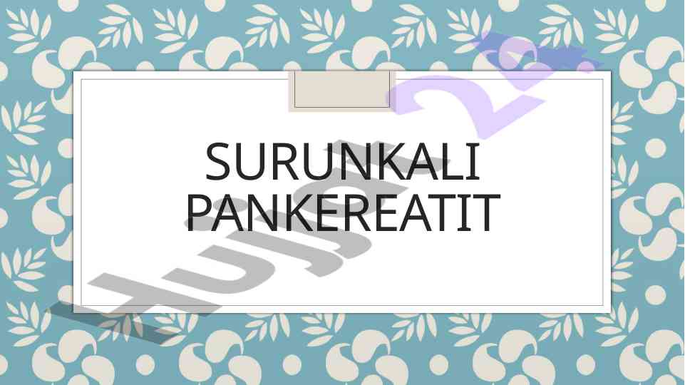 Surunkali pankreatitning aqronimi va sabablari