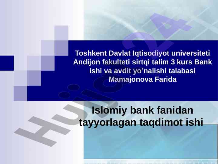 Islomda investitsiya va aksiyalar bilan savdo shartlari