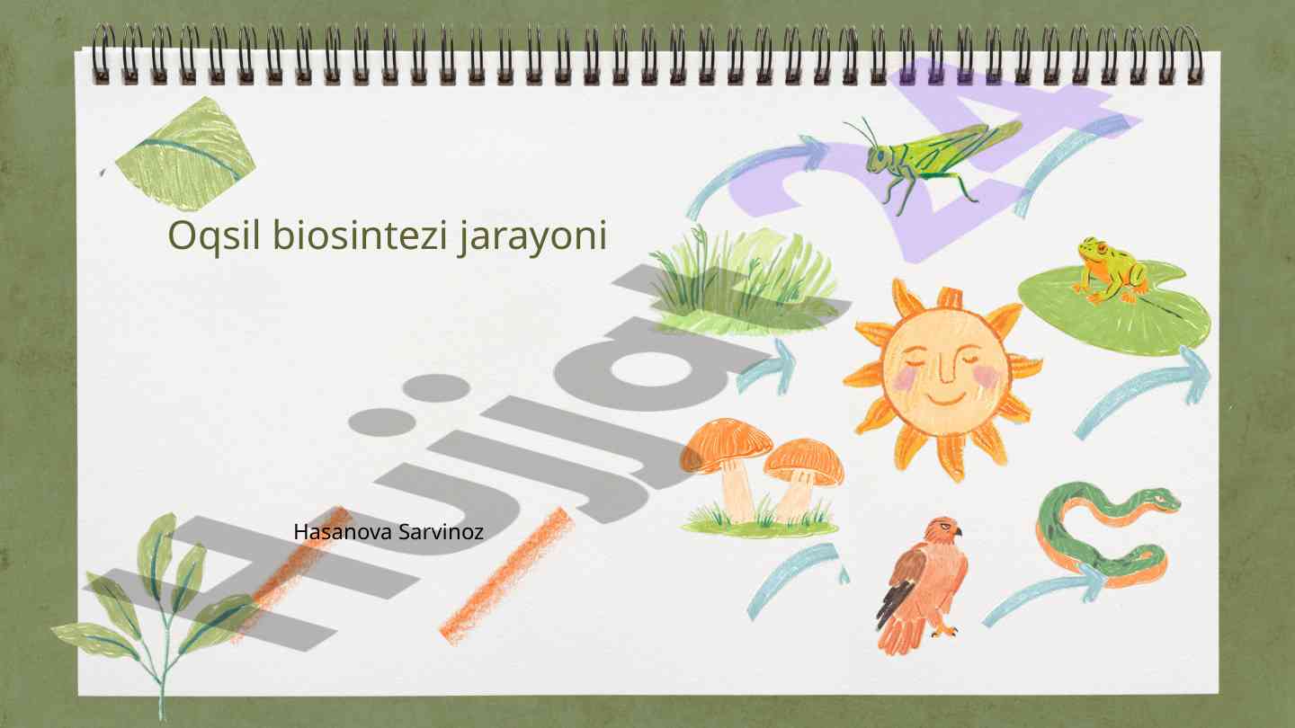 Oqsil biosintezi jarayonining asosiy bosqichlari