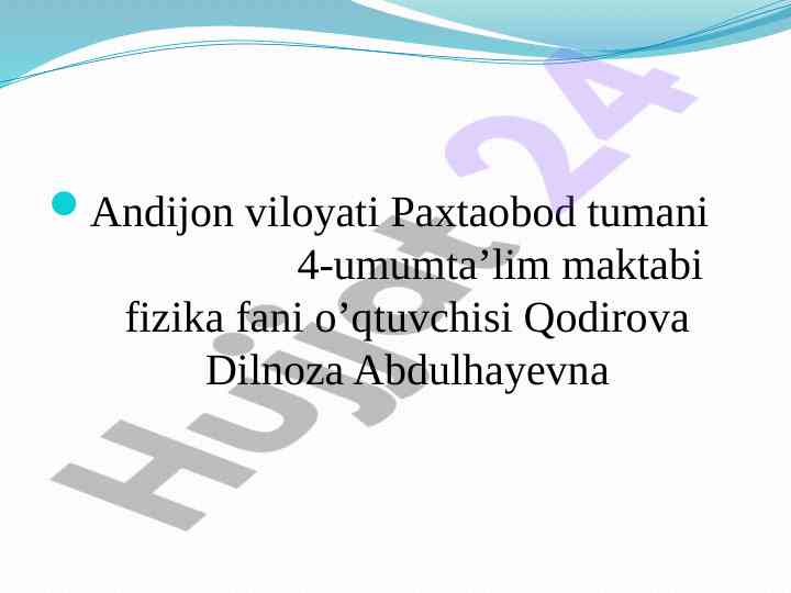 Atmosfera bosimi va gazlar tajribasi