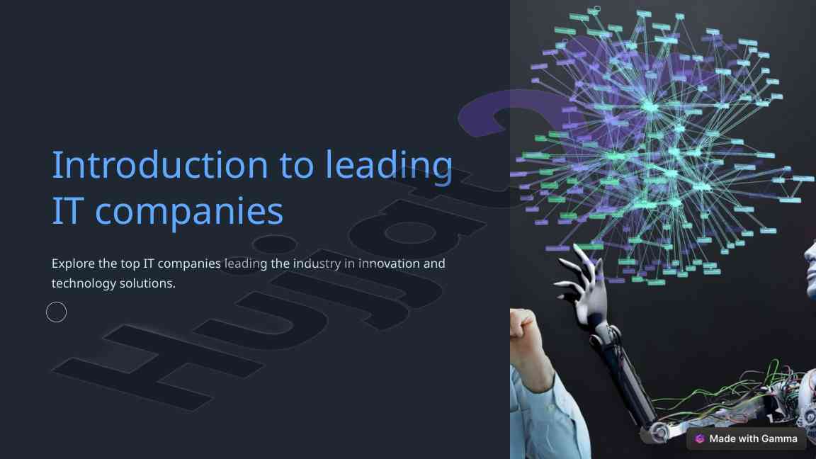 Introduction to leading it companies and their innovations