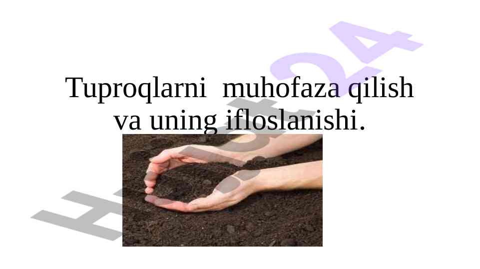 Tuproqlarni muhofaza qilish: ahamiyati