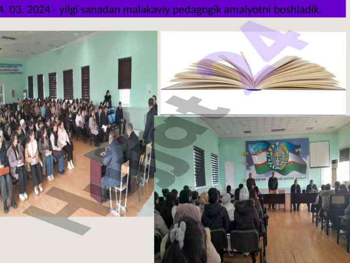 Malakaviy pedagogik amalyot journal 2024